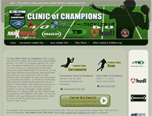 Tablet Screenshot of clinicofchampions.com